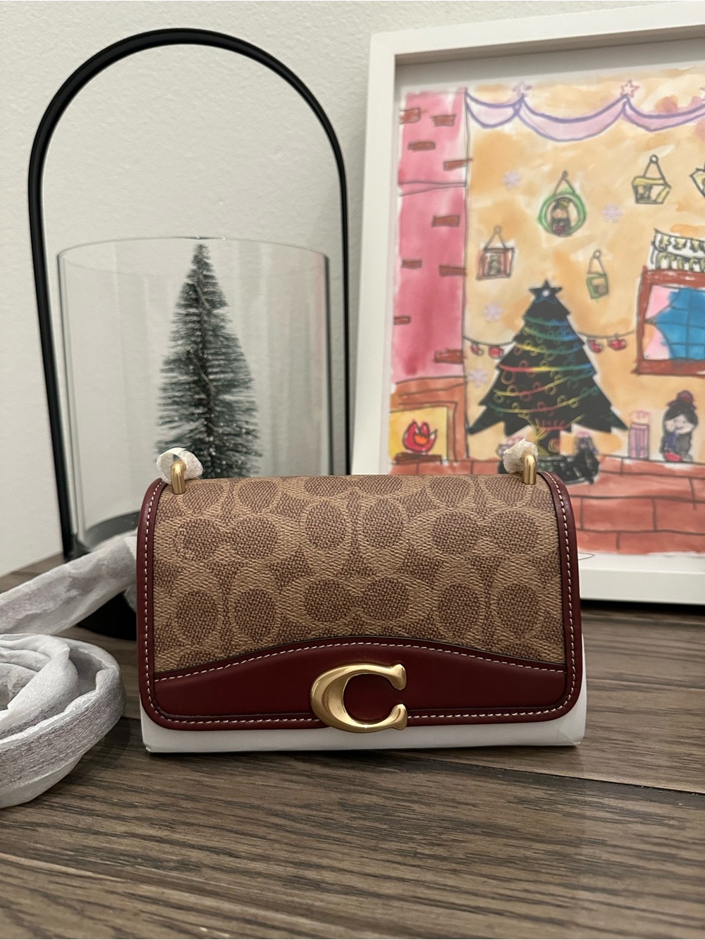 NWT COACH Bandit Crossbody Horse and Carriage and Rabbit Charms CF936